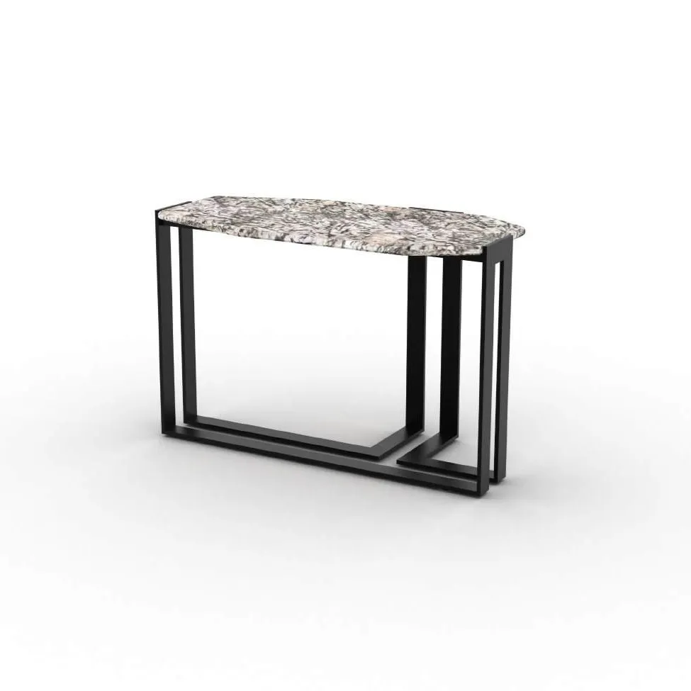 Hirad 80 Stone Side Table