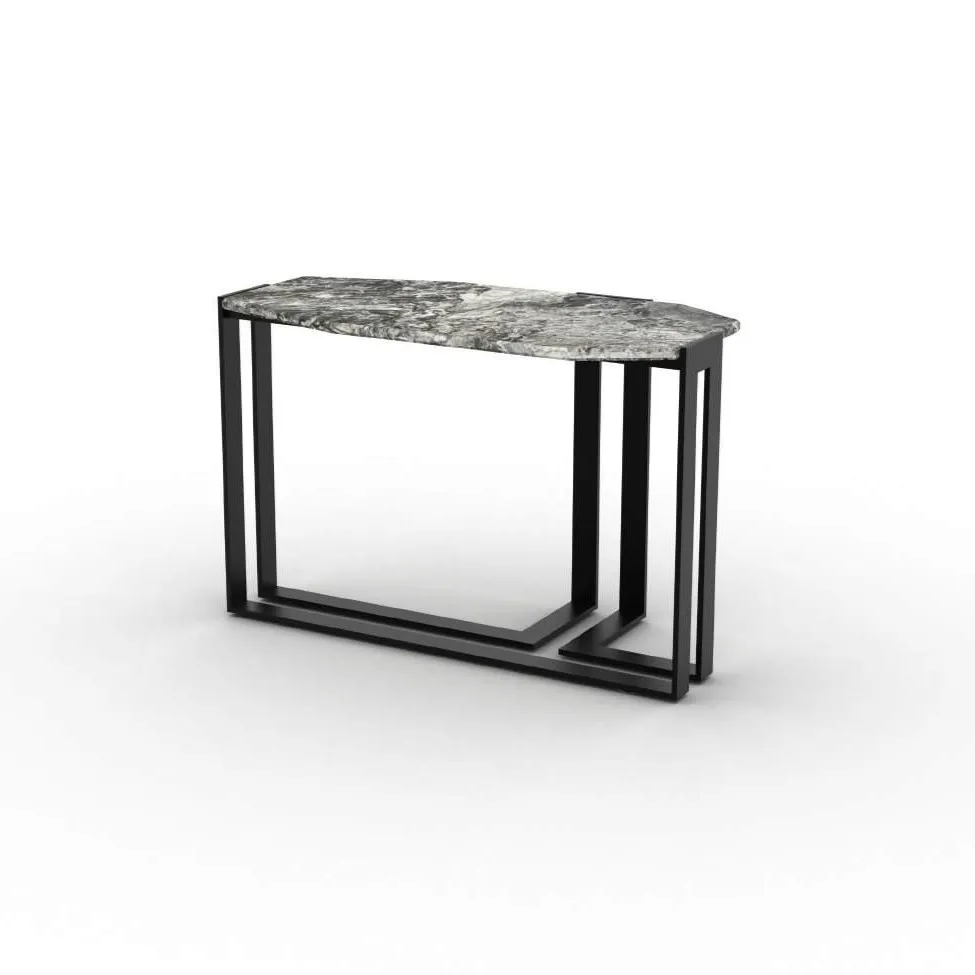 Hirad 80 Stone Side Table