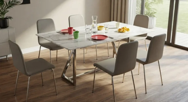 چطور میز ناهارخوری مناسب دکور مدرن انتخاب کنیم