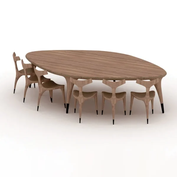 Minimalist dining table